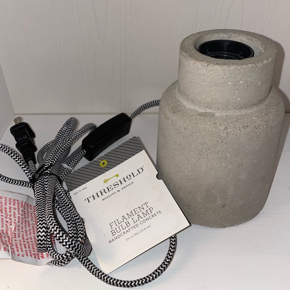 Concrete Base Table Lamp by Threshold - Picture 1 of 15